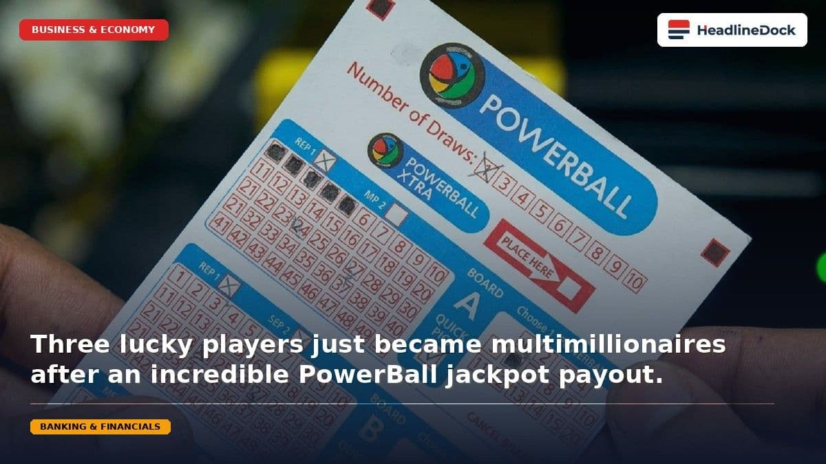 Three Players Share Massive R139 Million PowerBall Jackpot in Historic Draw
