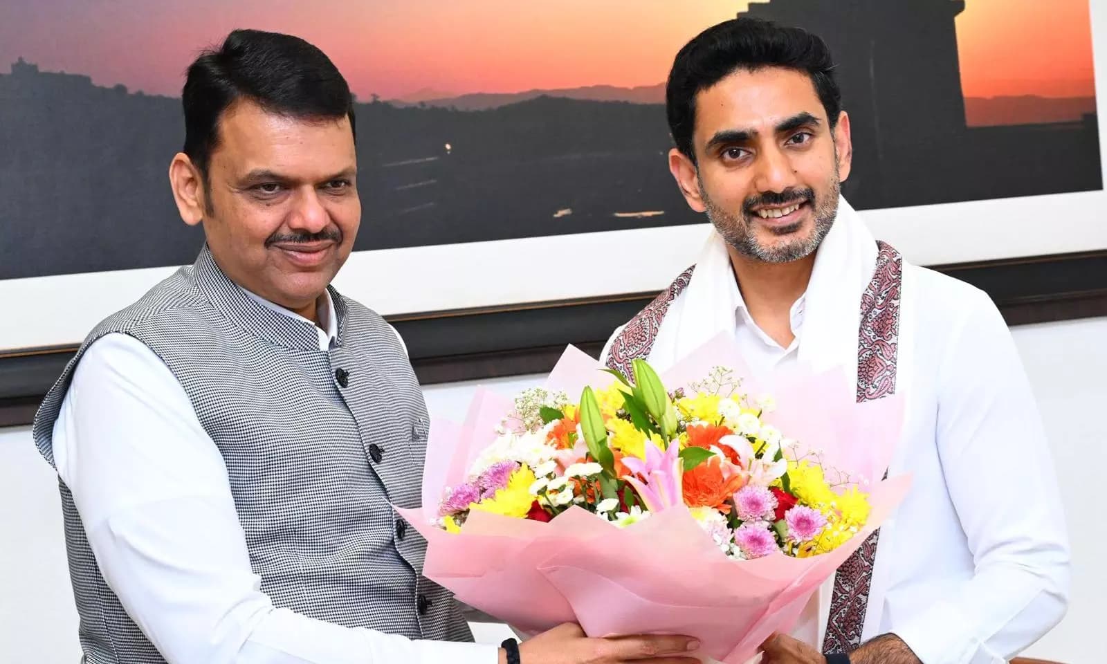 Lokesh and Fadnavis Meet to Boost Business and Education in Andhra Pradesh