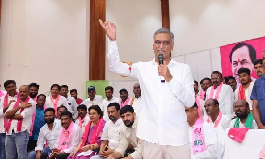 30% Paddy Produce Unaccounted: Ex-Minister Harish Rao's Farmers' Cause
