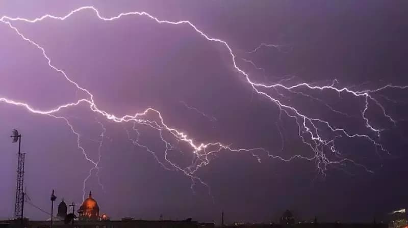 Thunderstorm Alert Issued for Multiple Districts Across Andhra Pradesh Today