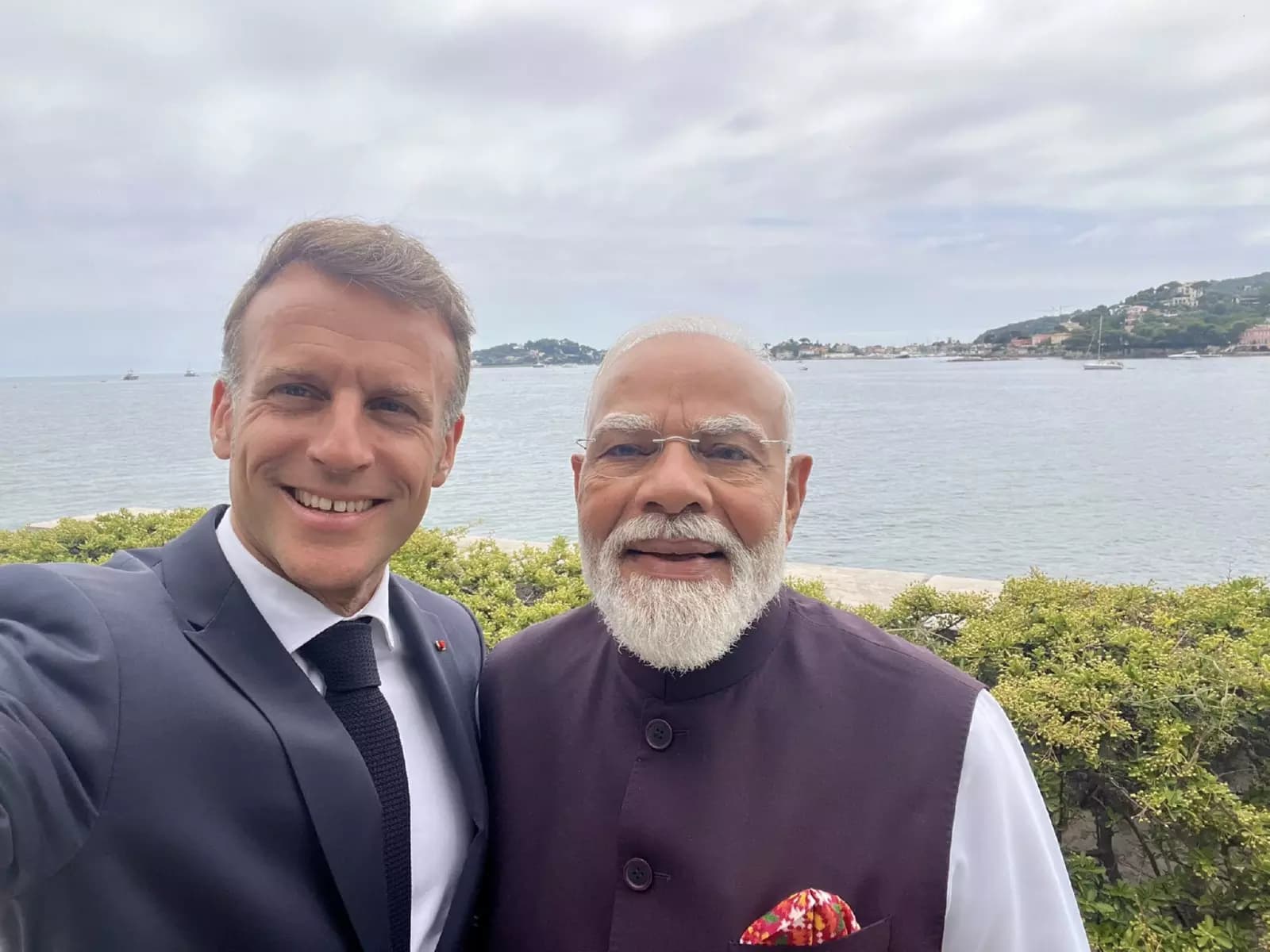 French President Macron and PM Modi's Viral G7 Summit Selfie Sparks Interest