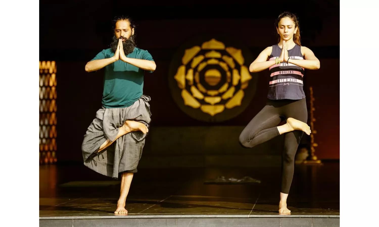 Rakul Preet Singh and Siddhaa Akshar Highlight Yoga Before International Yoga Day