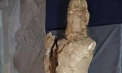 Ancient Phanigiri Bodhisattva Sculpture Awaits Expert Restoration in Telangana