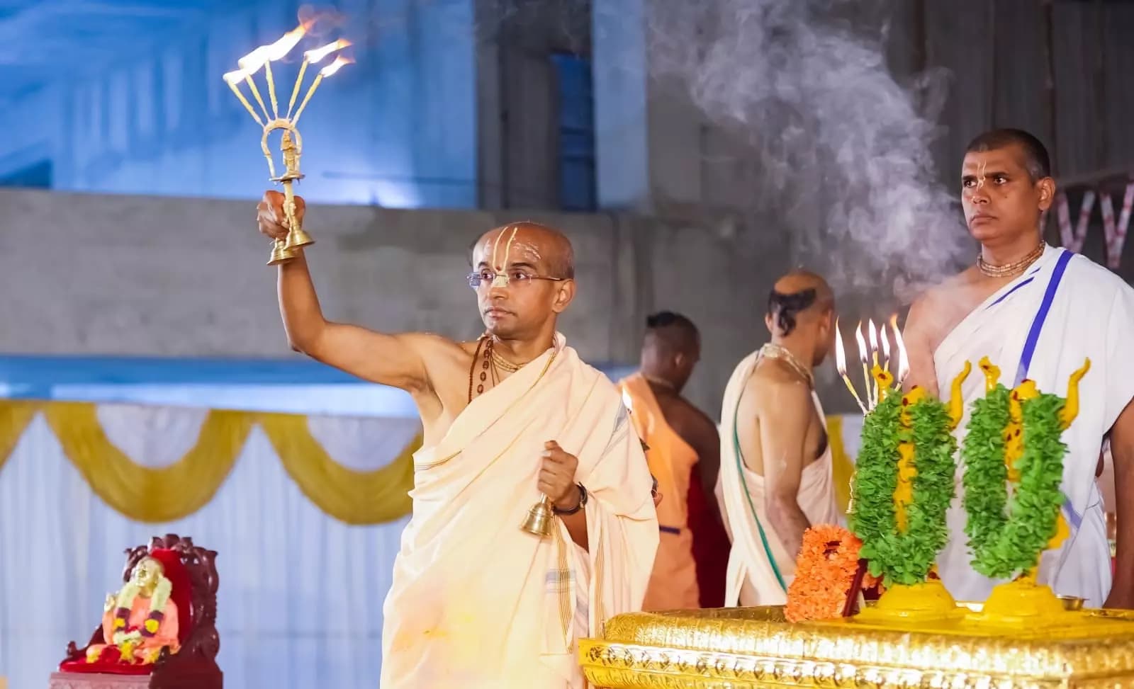 Hare Krishna Golden Temple in Hyderabad Celebrates Annual Panihati Chida Dahi Festival