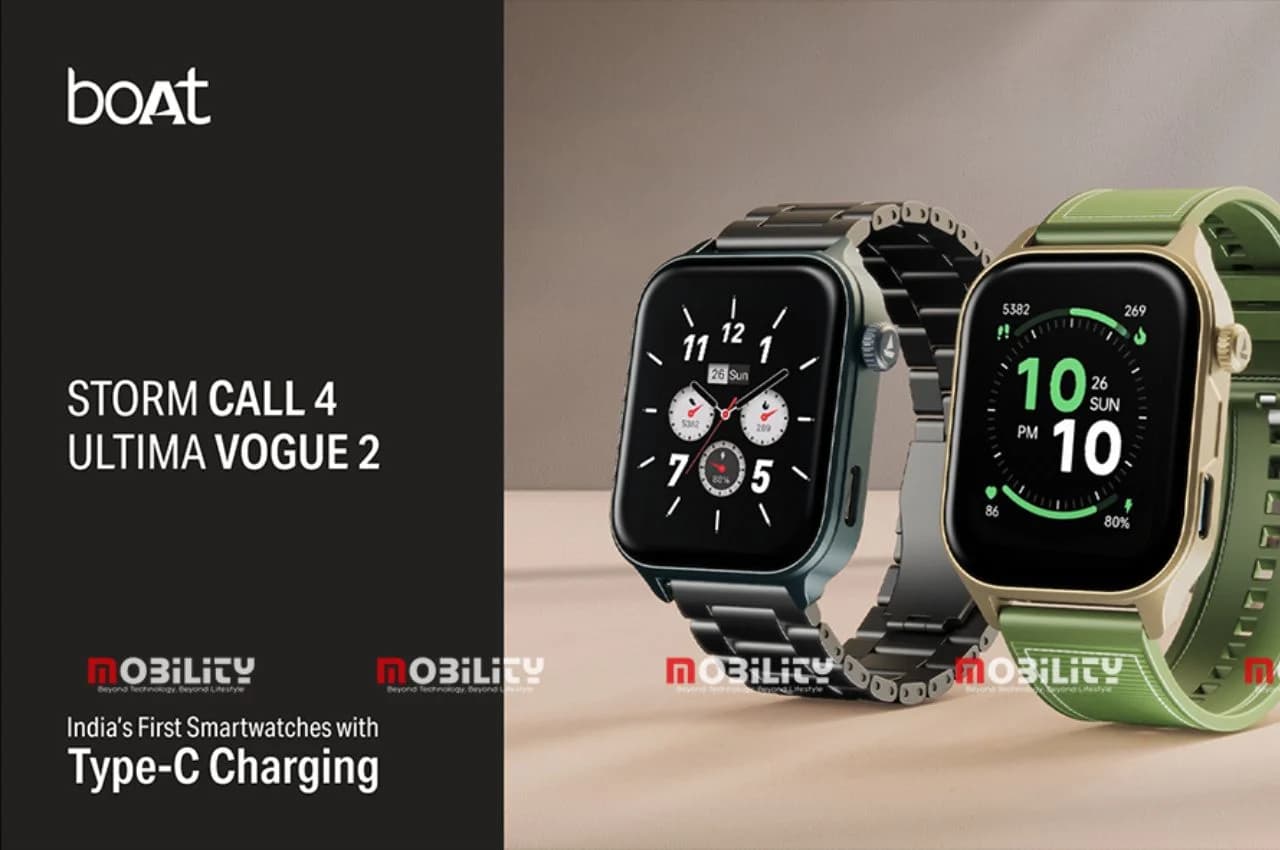 boAt Launches Two New Smartwatches Indebted with Practical USB-C Charging in India