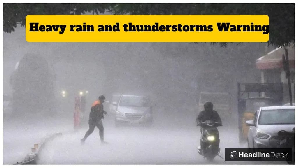 HeadlineDock: Monsoon Update – Severe Weather Warning for Upcoming 48 Hours