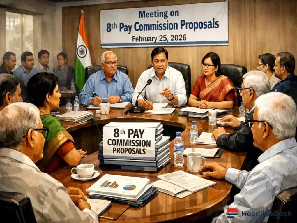8th Pay Commission: Crucial Two-Day Meeting for Salary and Allowance Hikes