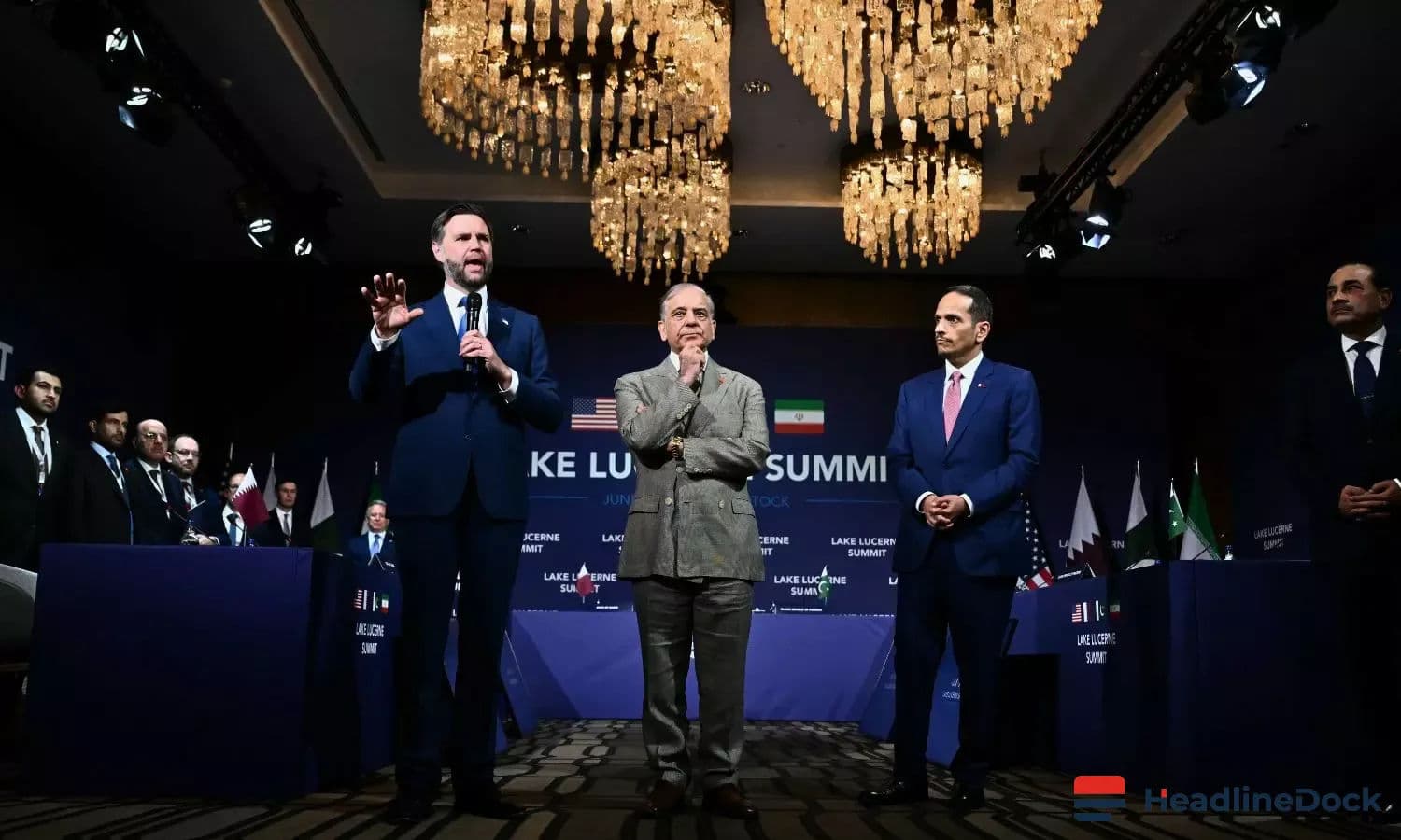 US and Iran Engage in High-Stakes Peace Talks at Lake Lucerne Summit