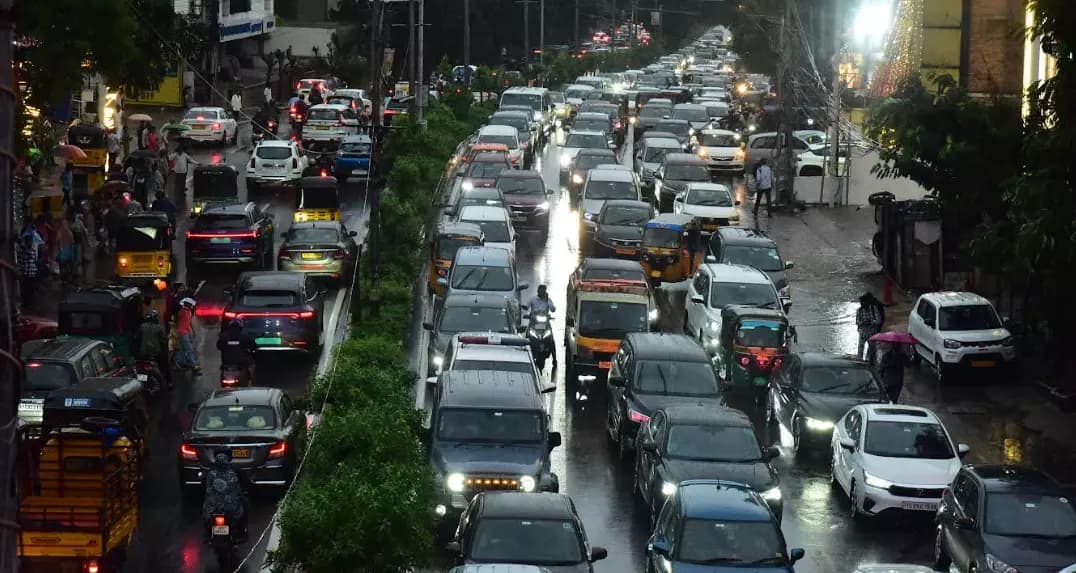 Traffic Curbs in Miyapur for Chief Minister's Event