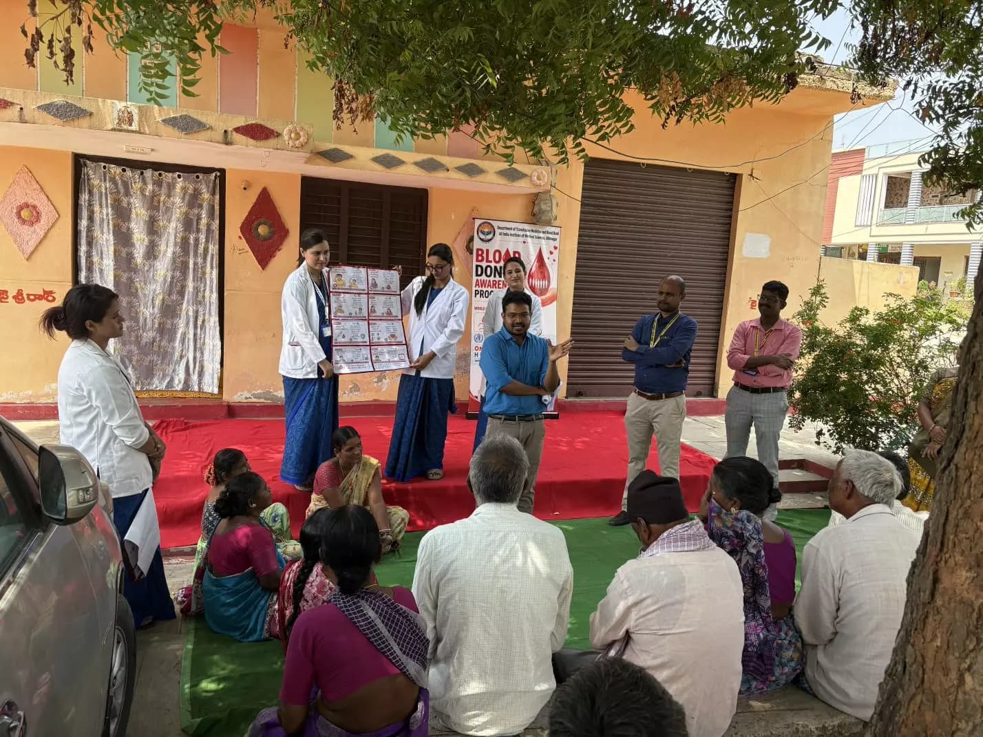 AIIMS Bibinagar Hosts Comprehensive Blood Donation Awareness Programme and Camp