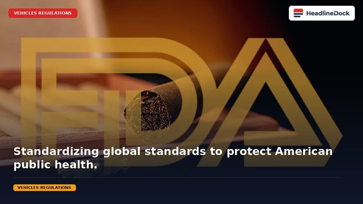 FDA Proposes New Rules for Foreign Tobacco Manufacturers