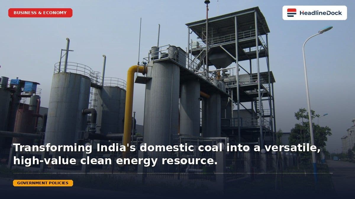 India’s Coal Gasification Strategy: Energy Security & Industrial Growth