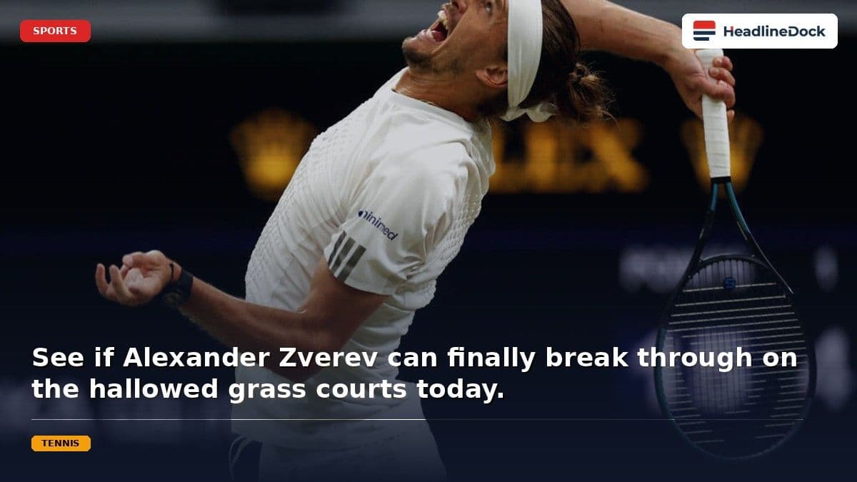 Alexander Zverev Faces Critical Wimbledon Quarterfinal Test Against Taylor Fritz