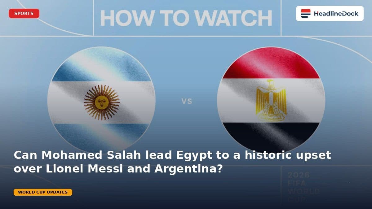 Argentina vs Egypt Prediction: World Cup Round of 16 Showdown in Atlanta