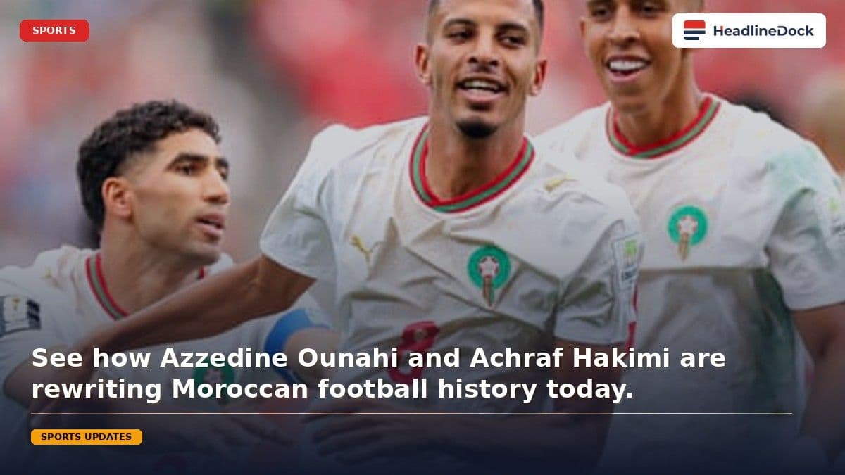 Azzedine Ounahi Sets New Milestone During Morocco's 2026 World Cup Run