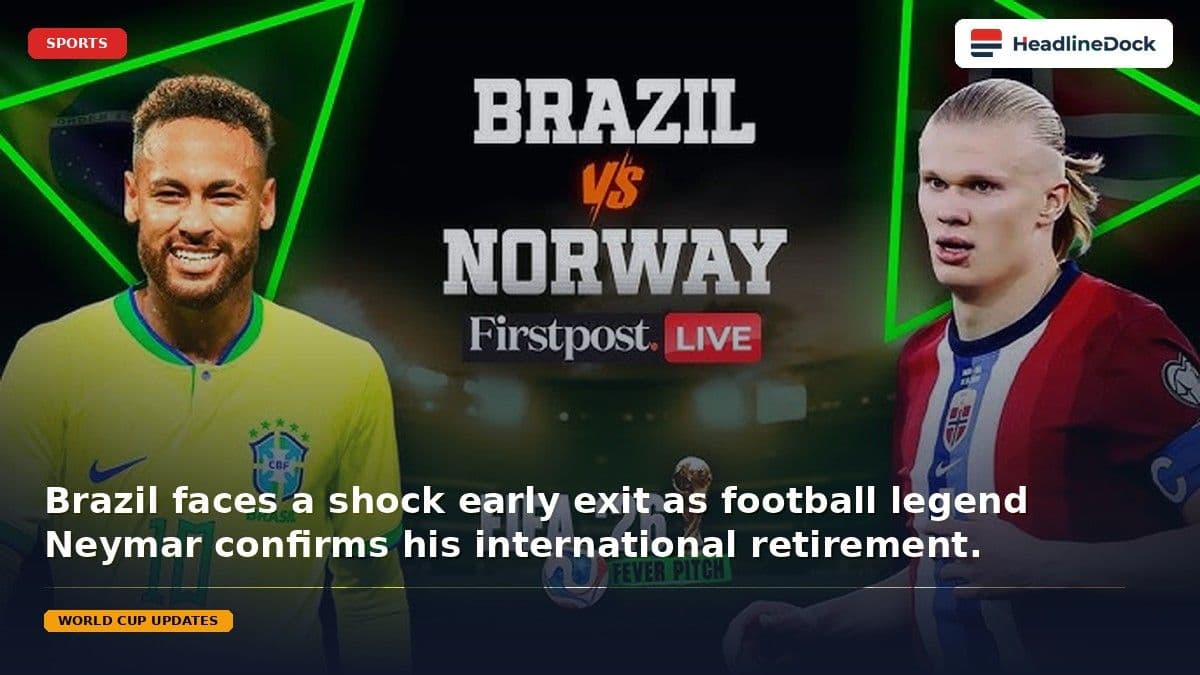 Brazil Stunned by Norway in Copa Mundial as Neymar Announces International Retirement
