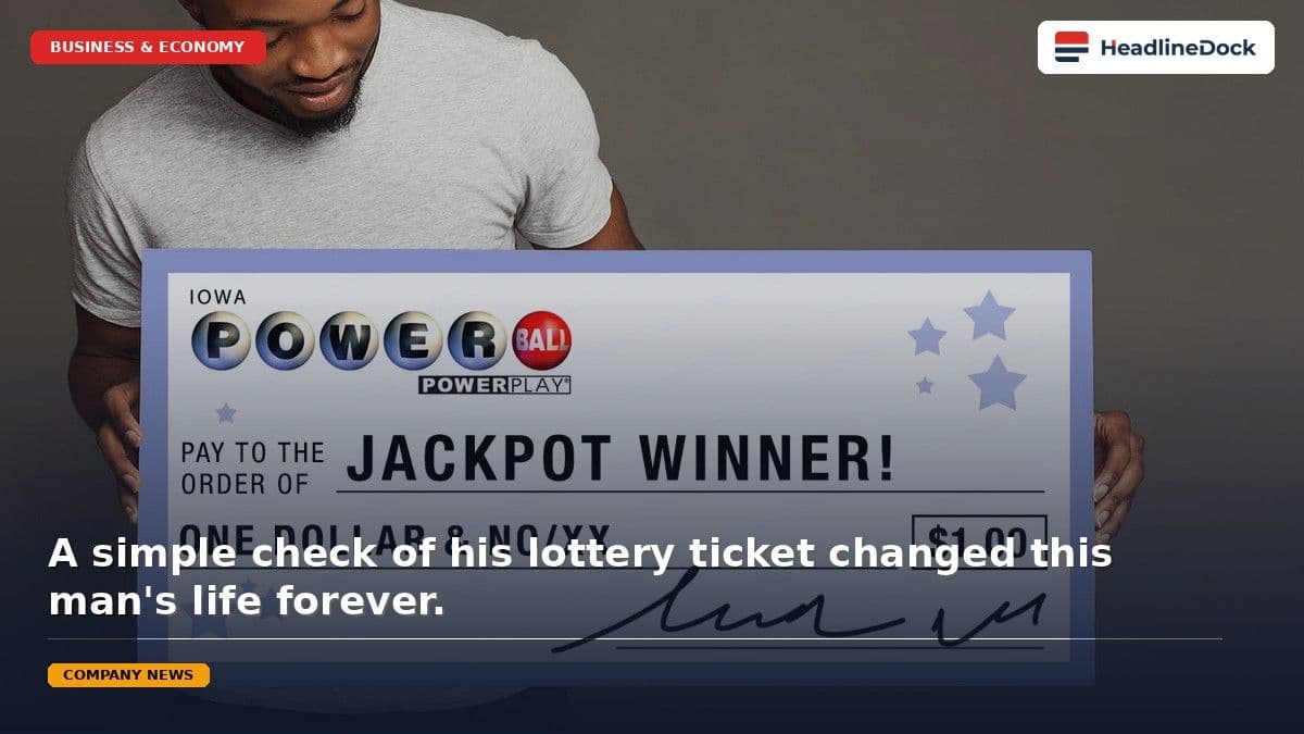 Central Coast Man Wins $30 Million Jackpot After Deciding to Check My Ticket