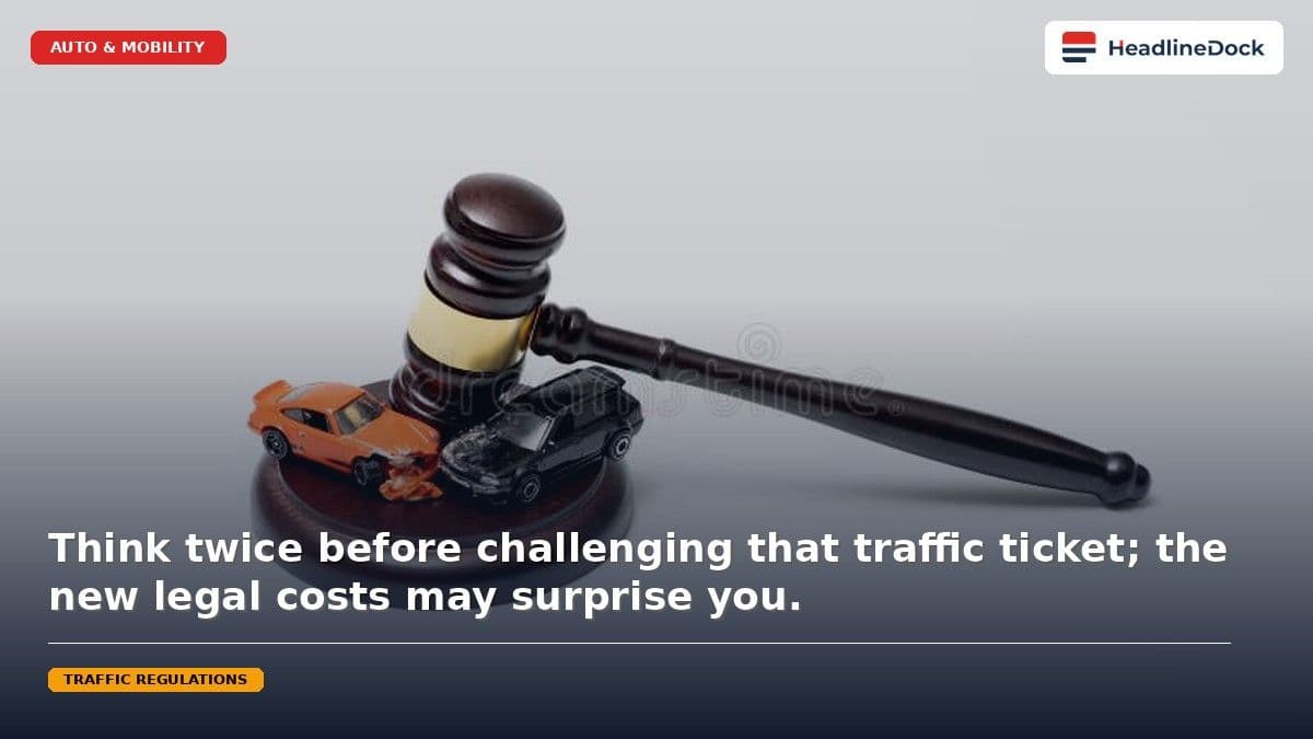 Challenging Traffic Fines: New Court Ruling Raises Legal Cost Risks
