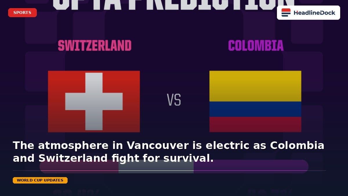 Colombia and Switzerland Clash for Quarter-Final Spot in 2026 World Cup Matchup