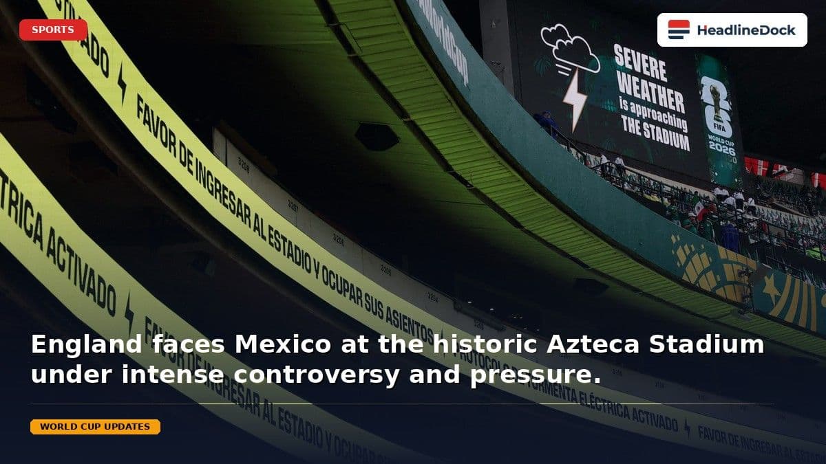 England and Mexico Clash in High-Stakes World Cup Round of 16 Match
