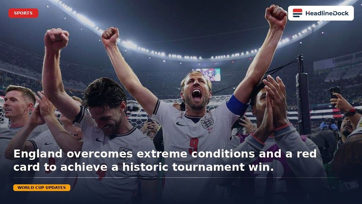 England Secures Thrilling Victory Over Mexico to Reach World Cup Quarter-Finals
