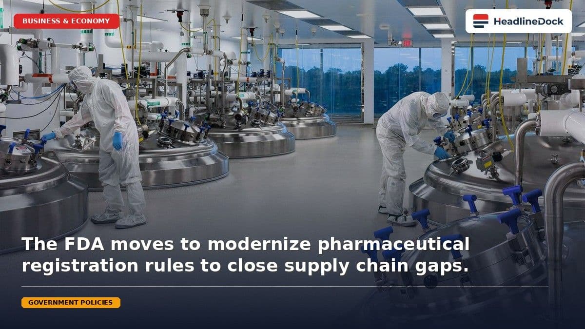 FDA Proposes Rule on Drug Manufacturing Registration for Improved Oversight