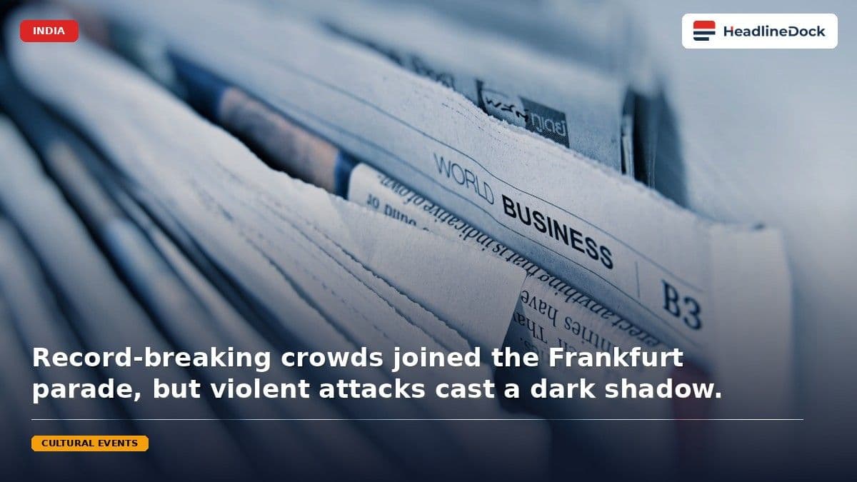 Frankfurt CSD Parade 2026: Record Attendance and Disturbing Security Incidents
