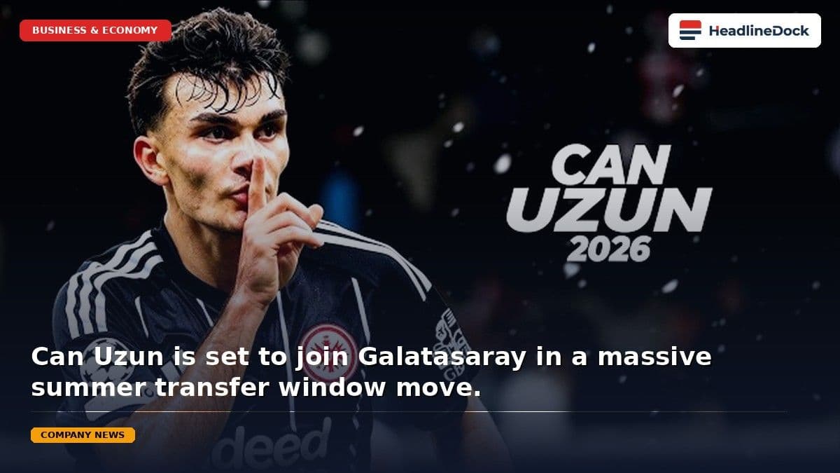 Galatasaray Moves Closer to Securing Talented Forward Can Uzun This Summer