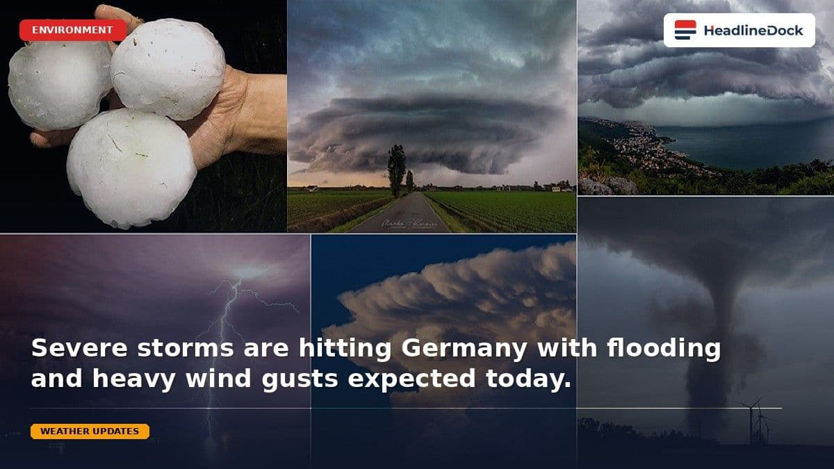 Germany Severe Weather: DWD Issues Urgent Flood and Storm Warnings