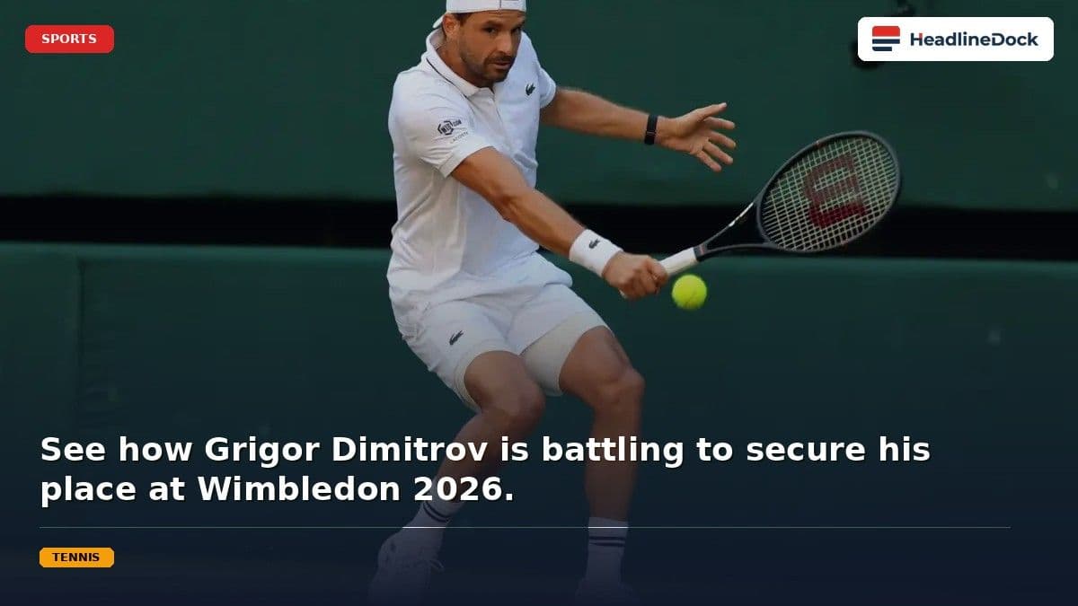Grigor Dimitrov Faces Intense Challenge in High-Stakes Wimbledon 2026 Fourth Round Battle
