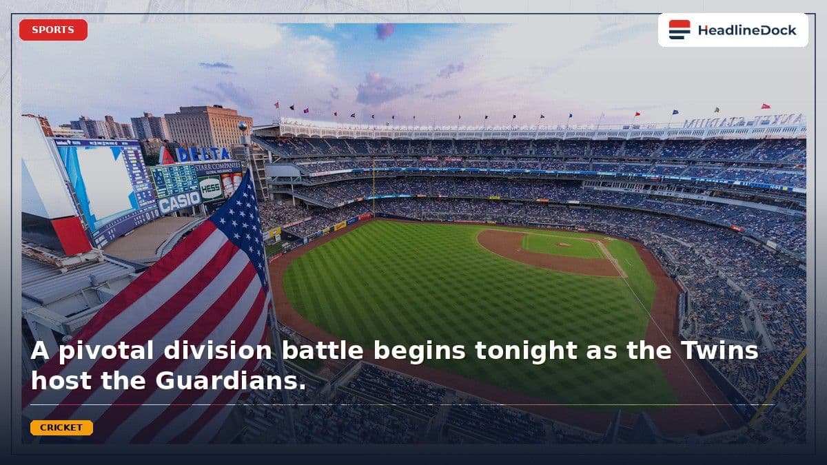 Guardians vs Twins Clash Tonight in Crucial Mid-Season Division Showdown