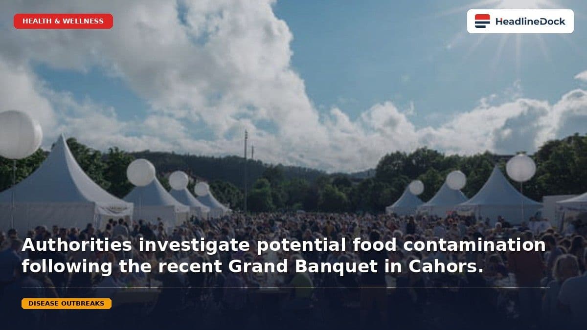 Health Alert Issued After Listeria Found at Lot of Saveurs Festival Banquet