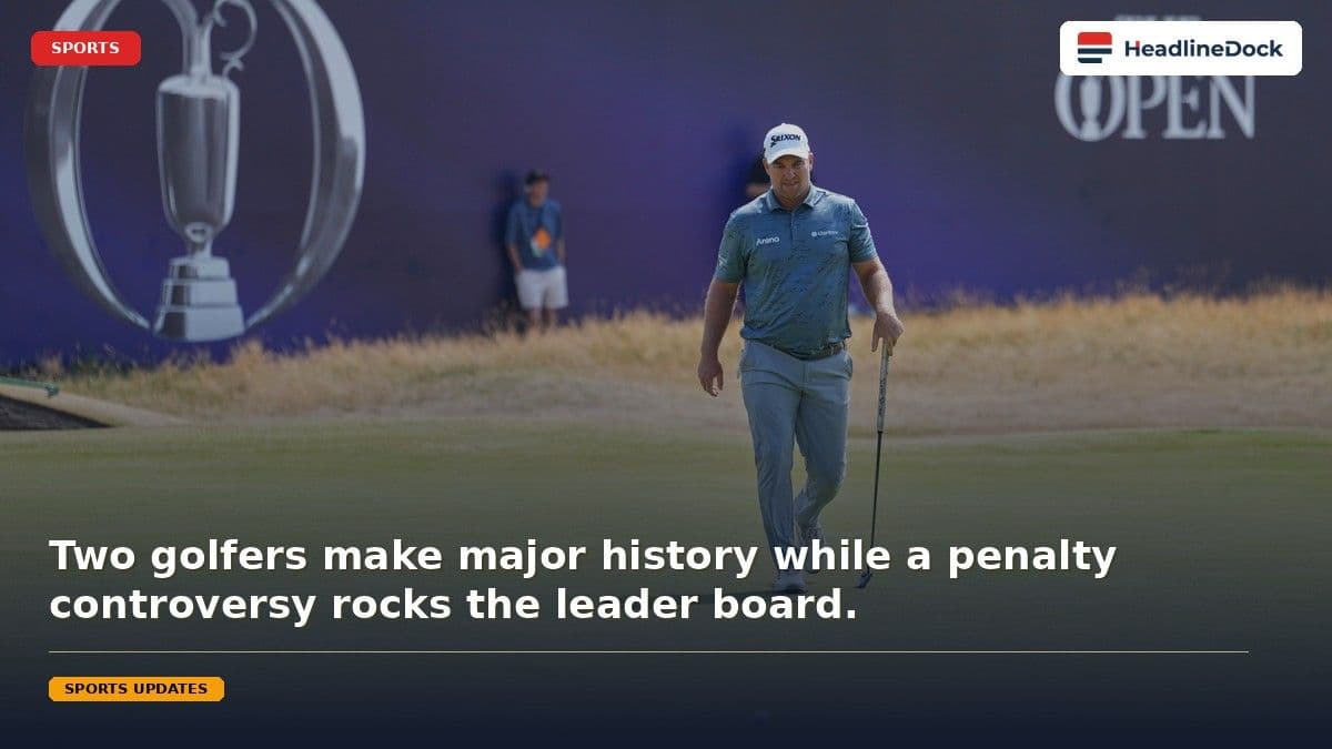 Historic 62s and Penalty Drama Define British Open Second Round