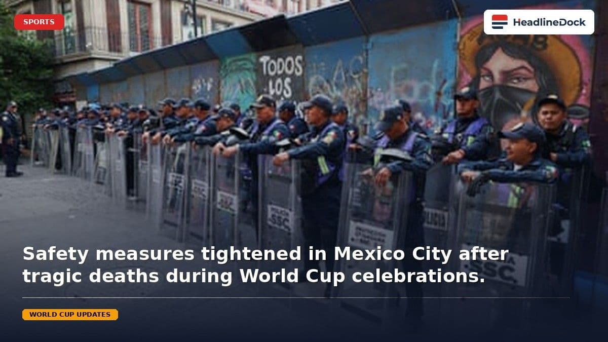 Infantino Offers Condolences Following Fatalities During World Cup Celebrations in Mexico City