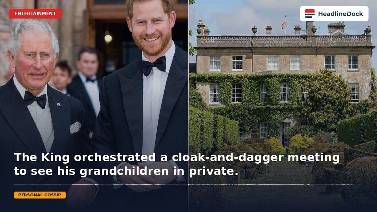 Inside King Charles and Prince Harry's Secret Royal Family Reunion
