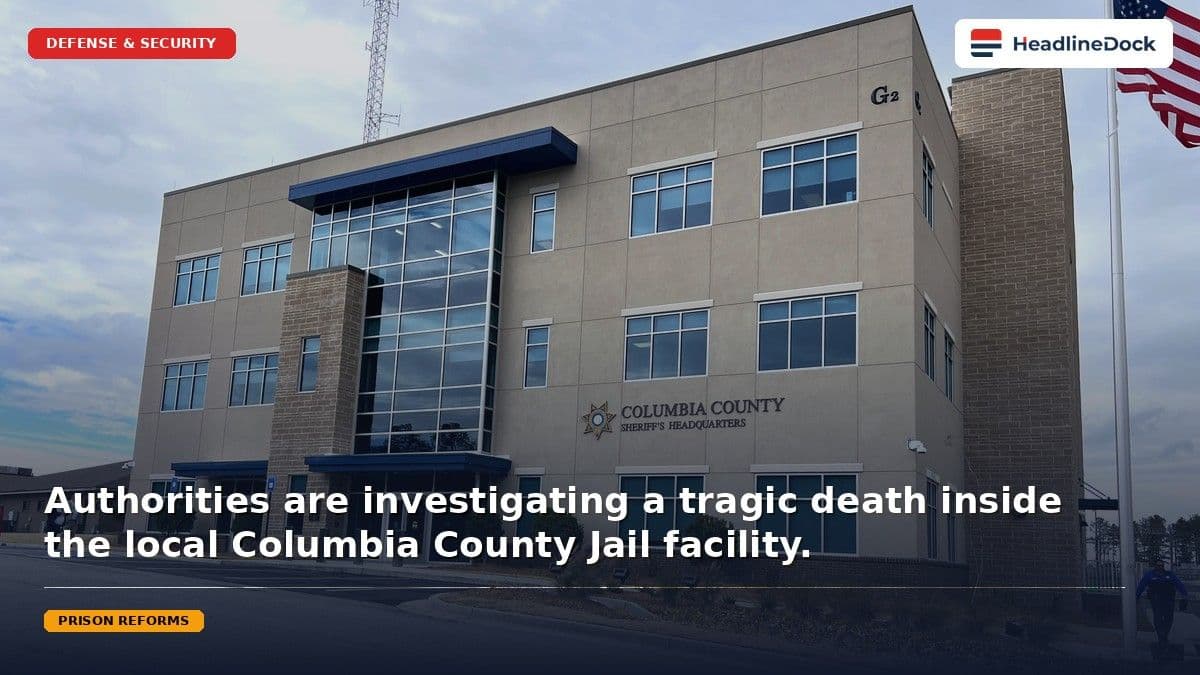 Investigation Underway Following Inmate Death at Columbia County Jail Facility