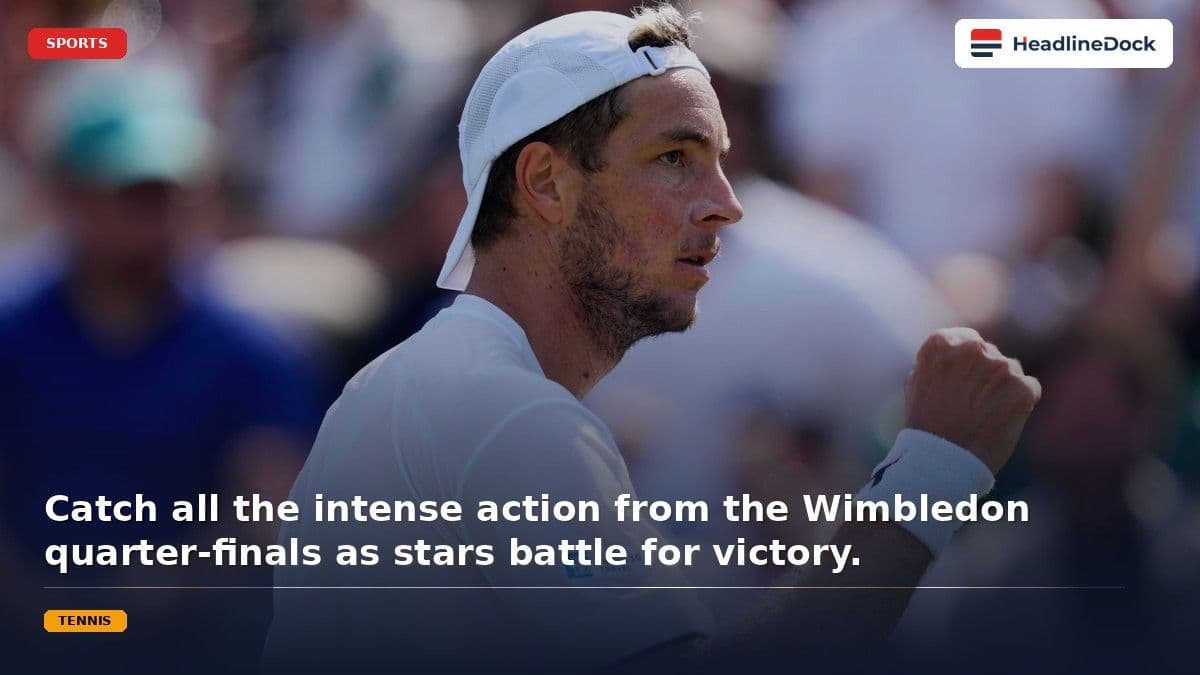Jan-Lennard Struff Navigates Tough Competition at the 2026 Wimbledon Quarter-Finals
