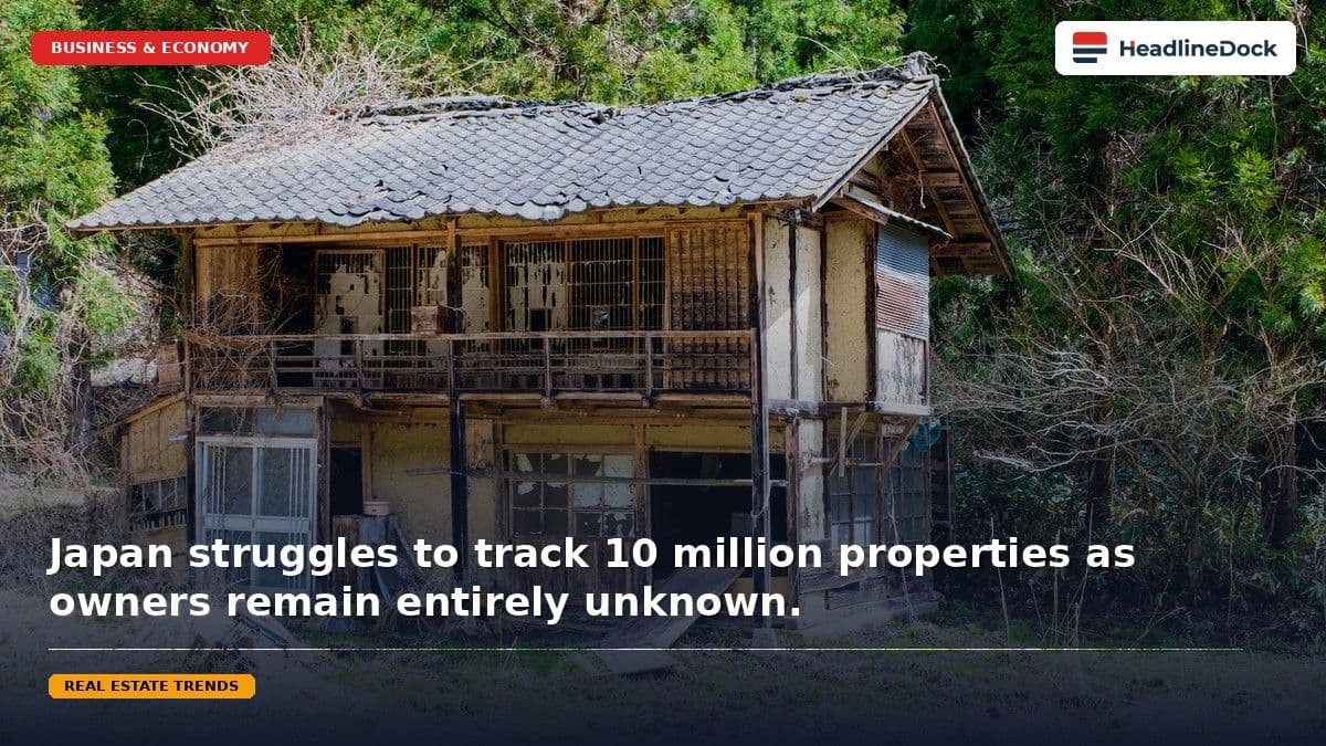 Japan Tackles Crisis of 10 Million Unregistered Properties Across the Nation