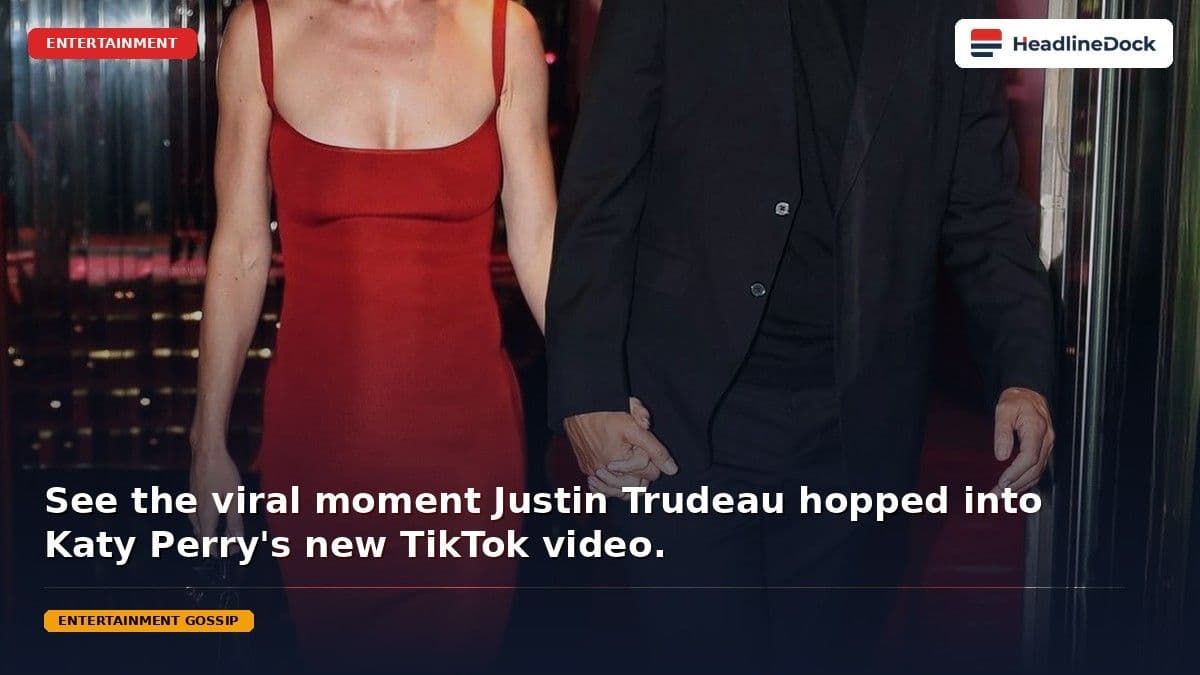 Justin Trudeau and Katy Perry Star in Viral TikTok Dancing Video