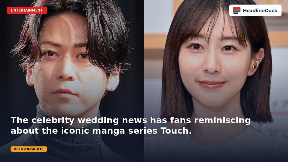 Kazuya Kamenashi and Minami Tanaka Marriage Triggers Nostalgia for Classic Manga Series