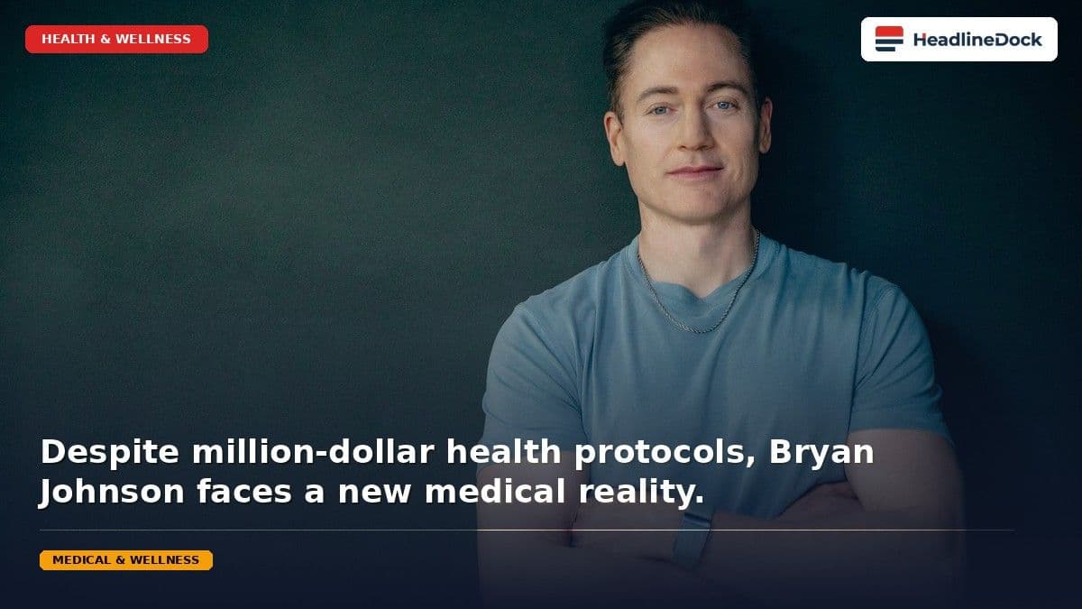 Longevity Influencer Bryan Johnson Diagnosed With Chronic Autoimmune Gastritis Condition