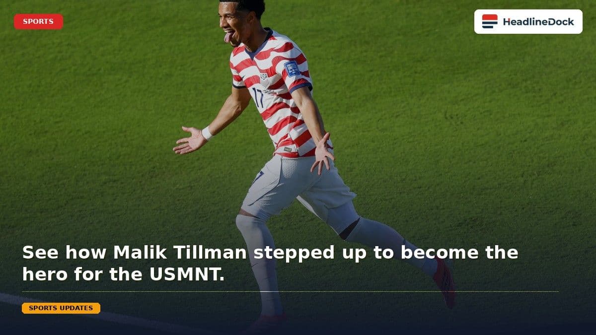 Malik Tillman Becomes Vital USMNT Playmaker During 2026 World Cup Campaign