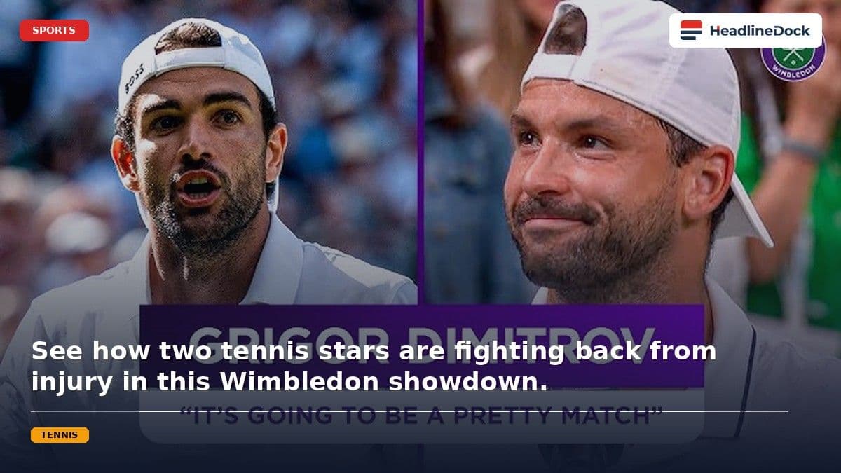 Matteo Berrettini and Grigor Dimitrov Face Off in Intense Wimbledon 2026 Third-Round Showdown