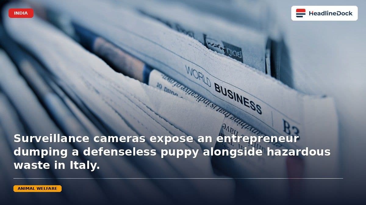 Naples Entrepreneur Charged After Abandoning Puppy Along With Hazardous Waste