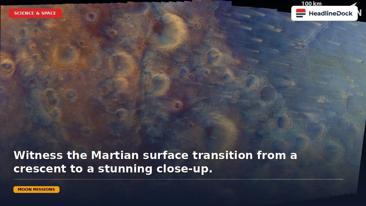 NASA Psyche Mission Captures Stunning Mars Crescent During Flyby