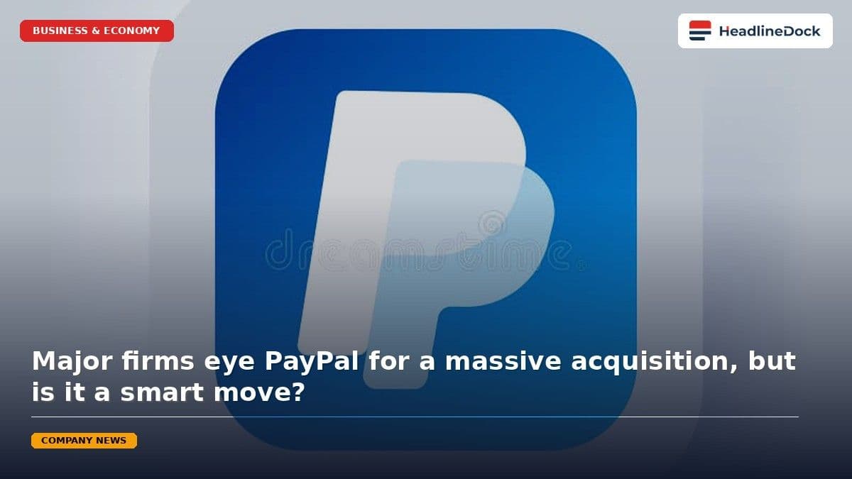 PayPal Acquisition Rumors: Could a $53 Billion Deal Actually Happen?