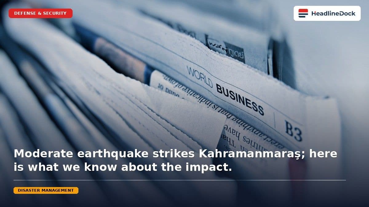Pazarcık Earthquake Magnitude and Impact Assessment: Latest Updates in Turkey