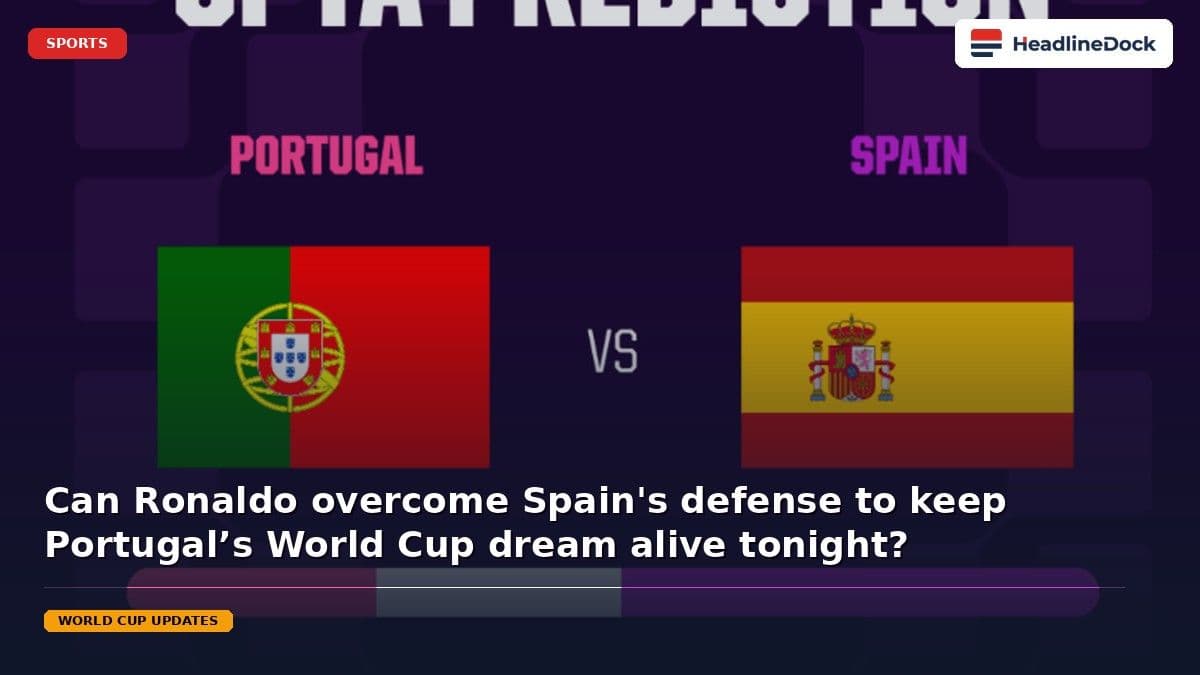 Portugal Faces Spain in High-Stakes World Cup 2026 Round of 16 Match