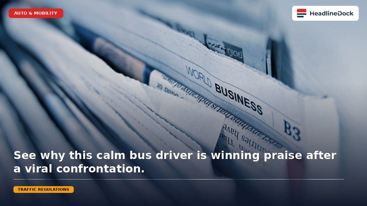 Public Transport Workers Praised After Viral Bus Speed Regulation Complaint