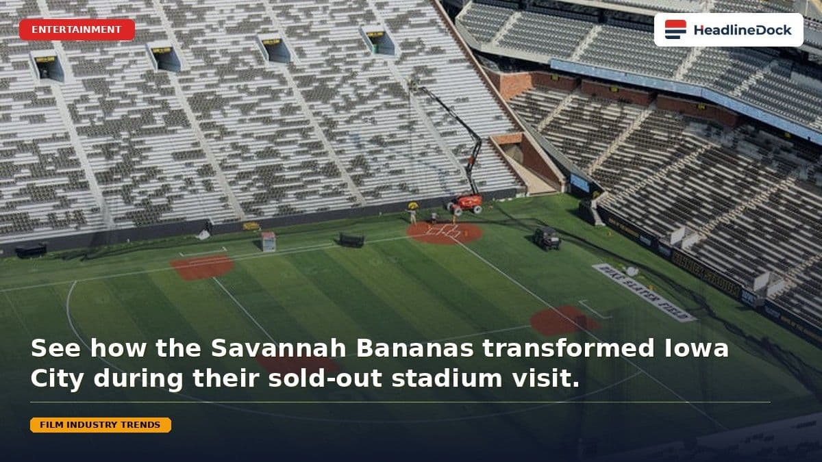 Savannah Bananas Bring High-Energy Exhibition Weekend to Iowa Citys Kinnick Stadium